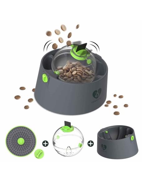 Dog Feeder Toys Set 3 in1 with Treat Balls