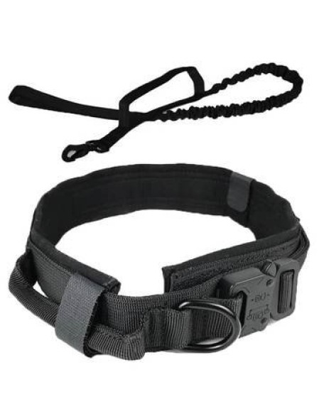 Dog Collar Adjustable Military Tactical Pets Dog Collars Leash Control