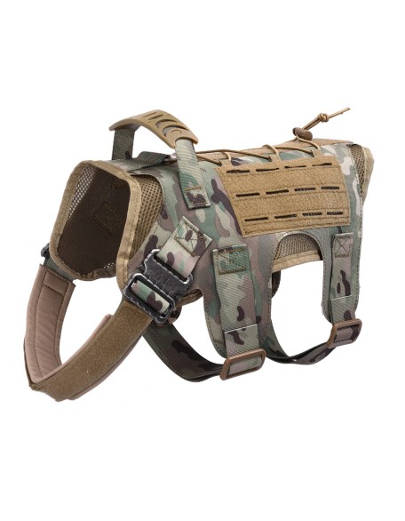 Tactical Dog Harness No Pull with Pouch