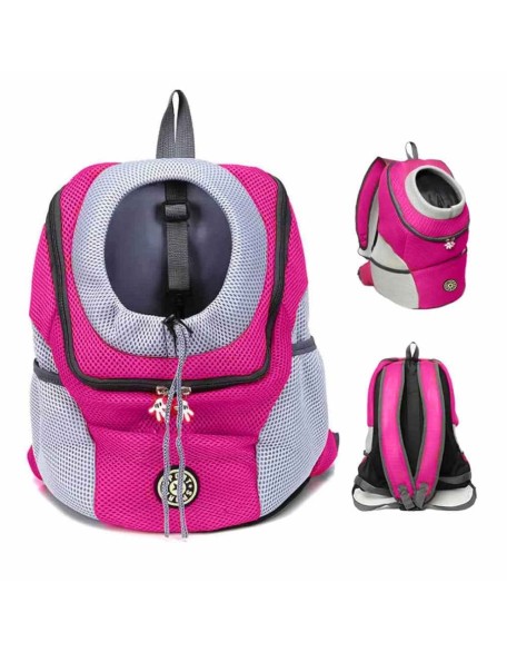 Pet Dog Carrier Breathable Mesh Backpack