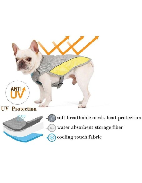 Dog Cooling Vest Harness Jacket For Summers