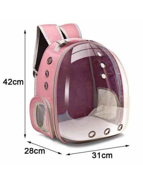 Multicolor Cat Backpack Carrier Breathable Bubble Bag