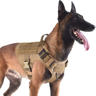 k9 Tactical No Pull Dog Harness, Military Dog tactical Vest Set