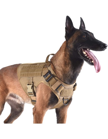 k9 Tactical No Pull Dog Harness, Military Dog tactical Vest Set