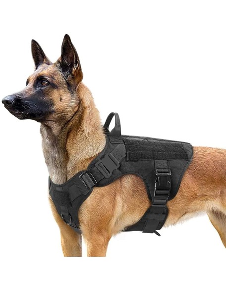 k9 Tactical No Pull Dog Harness, Military Dog tactical Vest Set