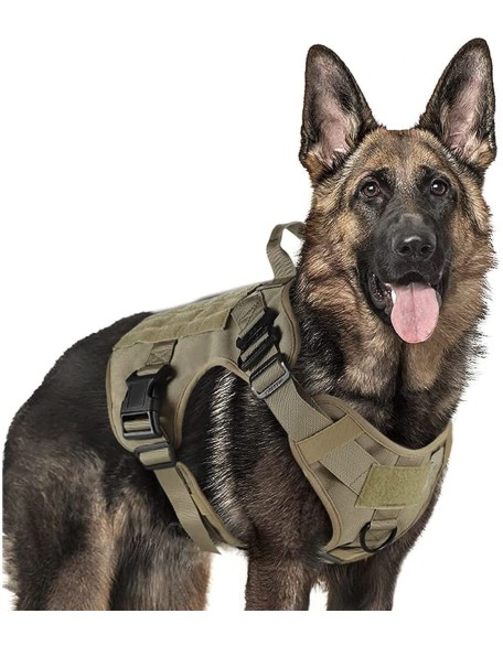 k9 Tactical No Pull Dog Harness, Military Dog tactical Vest Set