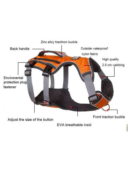 No Pull Dog Harness With Lift Handle