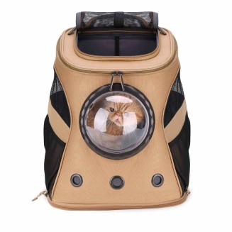 Large Cat Backpack Carrier with Bubble