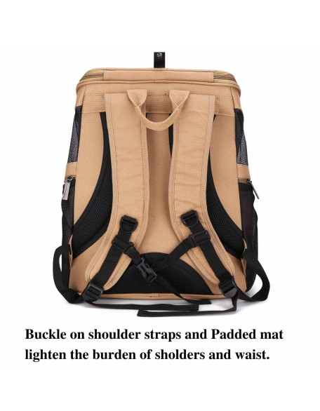 Large Cat Backpack Carrier with Bubble