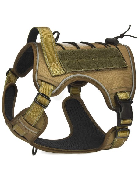 Military No Pull Tactical Dog Harness Vest