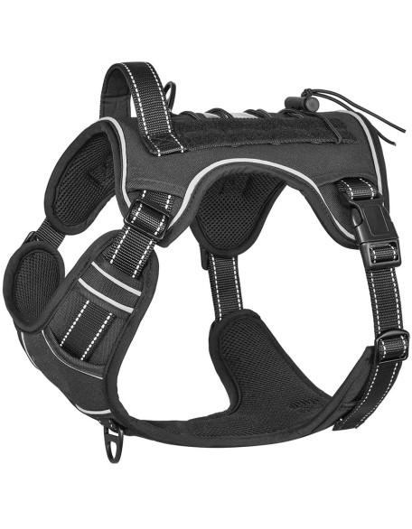 Military No Pull Tactical Dog Harness Vest