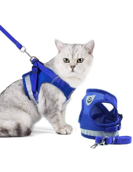 Reflective Cat & Kitten Harness And Leash Set