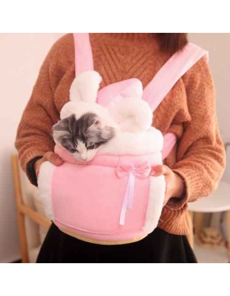 Pet Warm Carrier Bag Small Cat Dogs Backpack