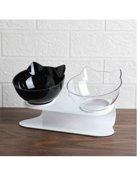 Elevated Cat Bowl - Anti-Vomiting Orthopedic Cat Bowl