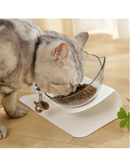 Elevated Cat Bowl - Anti-Vomiting Orthopedic Cat Bowl