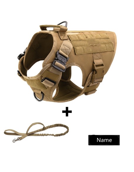 Custom K9 Military No-Pull Tactical Dog Harness Vest Set