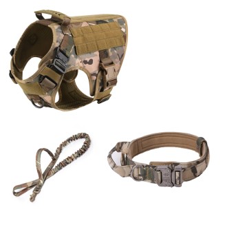 Tactical No Pull Dog Harness, Military Dog Vest with Handle