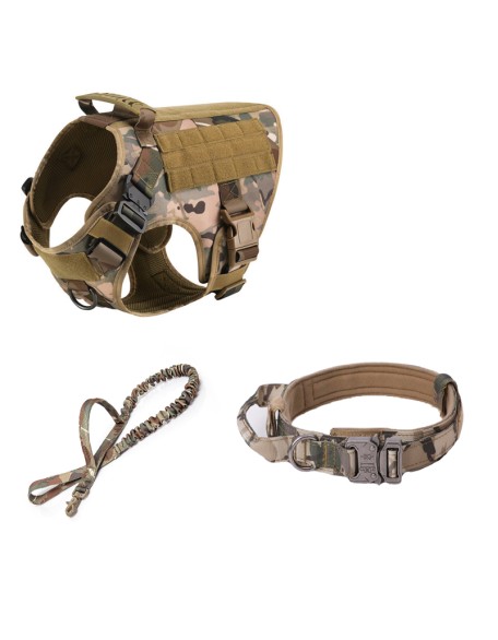 Tactical No Pull Dog Harness, Military Dog Vest with Handle