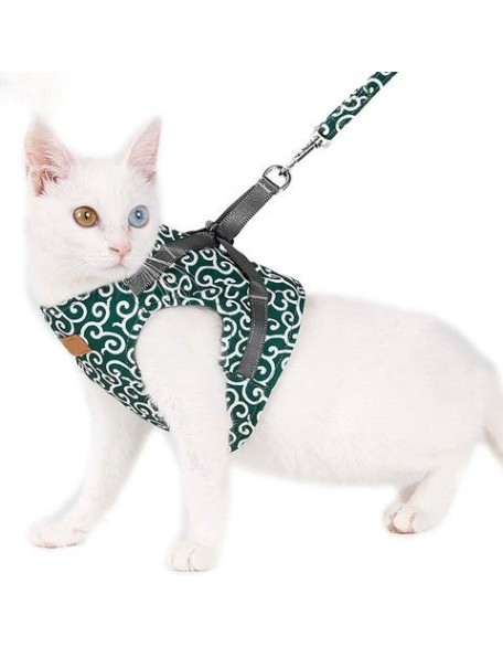 Cat Vest Harness And Leash Set To Outdoor Walking