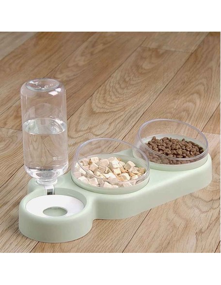 Pet Cat Bowl Automatic Feeder