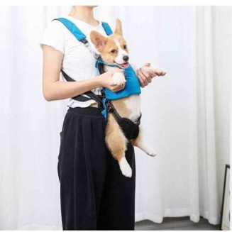 Dog Chest Carrier Harness Backpack with Walking Lead