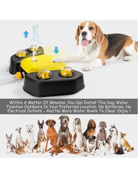 Dog Water Fountain - Dog Water Bowl Fountain - Dog Fountain