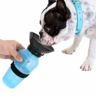 Portable Dog Bowl Water Bottle | 16oz