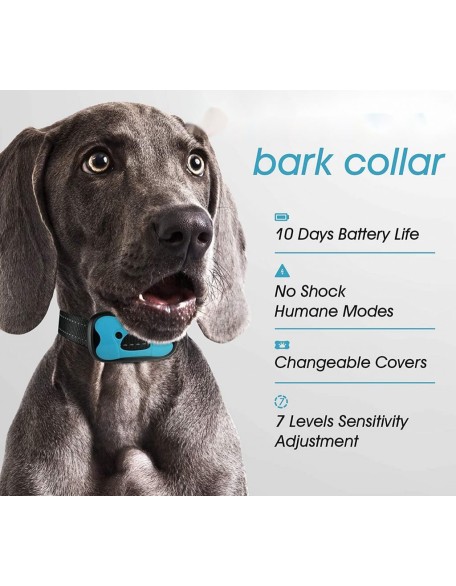 Anti Bark Collar, Dog Bark Collar, Training Bark Collar for Small Medium Large Dogs