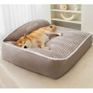 L-Shape Orthopedic Dog Beds for Large Dogs, Dog Bed with Removable Washable Cover