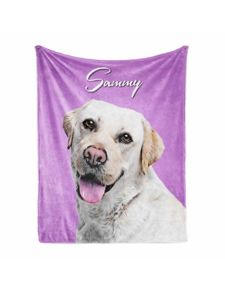 Personalized Pet Throw Blanket