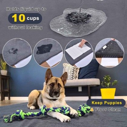 Extra Large Dog Mat for Floor, Non-Slip Washable Pee Pad for Dogs