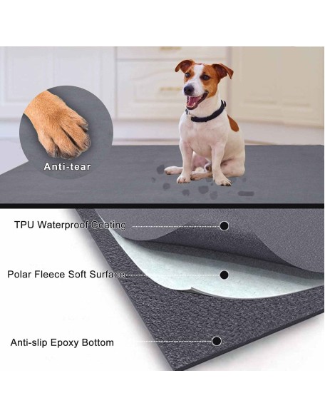 Extra Large Dog Mat for Floor, Non-Slip Washable Pee Pad for Dogs