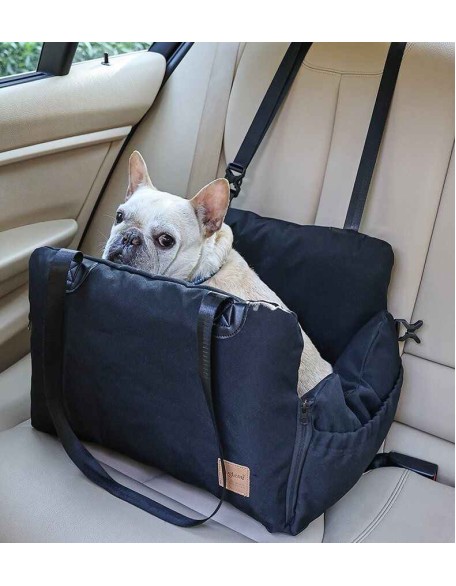 3-in-1 Waterproof Dog Car Booster Seat With Safety Belt