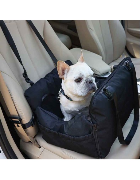 3-in-1 Waterproof Dog Car Booster Seat With Safety Belt