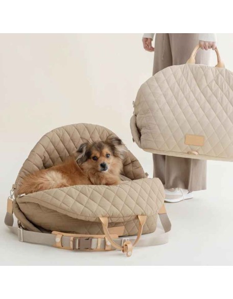 3-in-1 Dog Car Seat | Dog Handbag Car Seat Travel Bed for Small Dogs Portable Washable Puppy Tote