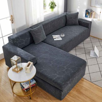 Magic Sofa Covers Classic，Super Stretch Sectional Geometrical Sofa Cover for Pet