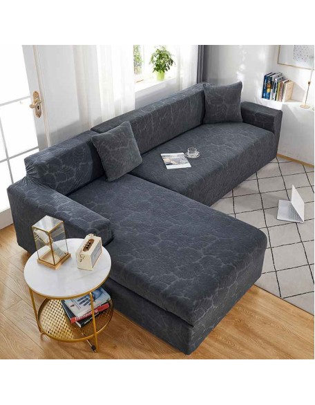 Magic Sofa Covers Classic，Super Stretch Sectional Geometrical Sofa Cover for Pet