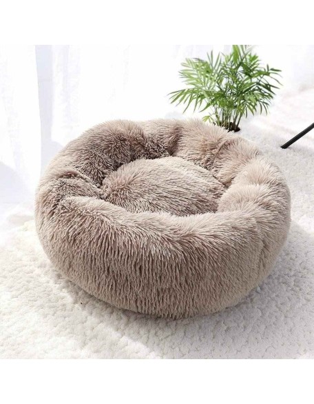 Calming Dog Bed - Anxiety Relieving Dog Bed, Anti-Anxiety Donut Pet Bed