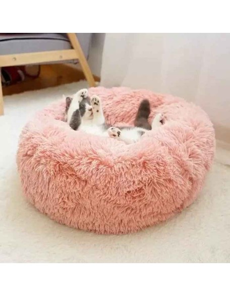 Calming Dog Bed - Anxiety Relieving Dog Bed, Anti-Anxiety Donut Pet Bed