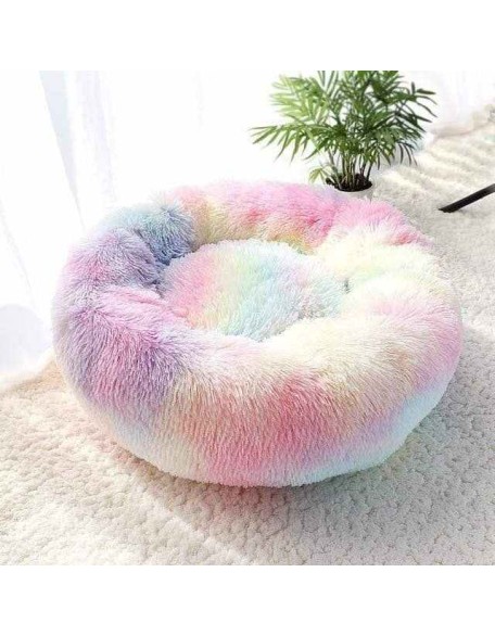 Calming Dog Bed - Anxiety Relieving Dog Bed, Anti-Anxiety Donut Pet Bed