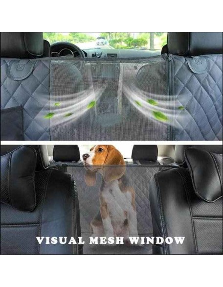 Premium Dog Rear Car Seat Cover, Scratch Prevent Antislip Dog Car Hammock