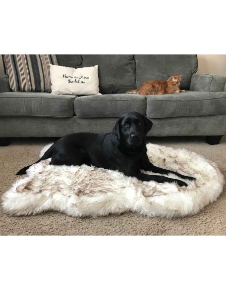 Faux Fur Orthopedic Dog Bed