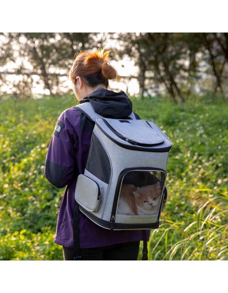 Portable Folding Travel Large Pet Carrier Backpack