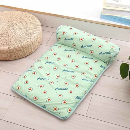 Dog Cooling Mat Breathable Bed With Pillow