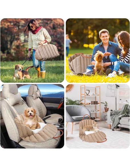 Dog Car Seat Booster for Small & Medium Dogs