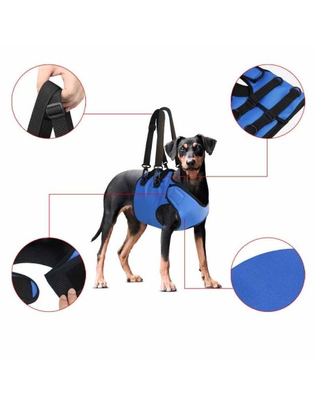 Dog IVDD Lift Harness/ Support & Rehabilitation Sling with Adjustable Strap