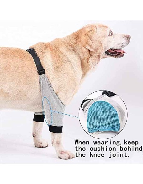 Dog Front Leg Braces Recovery Sleeve Protector Pet Knee Brace Wounds for Medium Large Dog