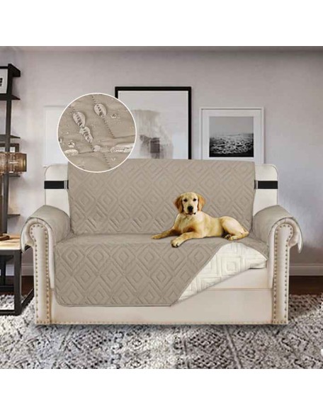 Water Resistant Reversible Pet Couch Cover, Furniture Protector