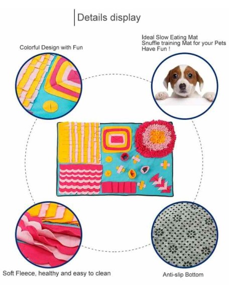 Pet toys Dog Feeding Sniffing Mat Training Nosework Blanket