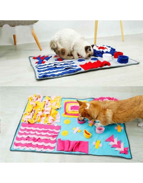 Pet toys Dog Feeding Sniffing Mat Training Nosework Blanket